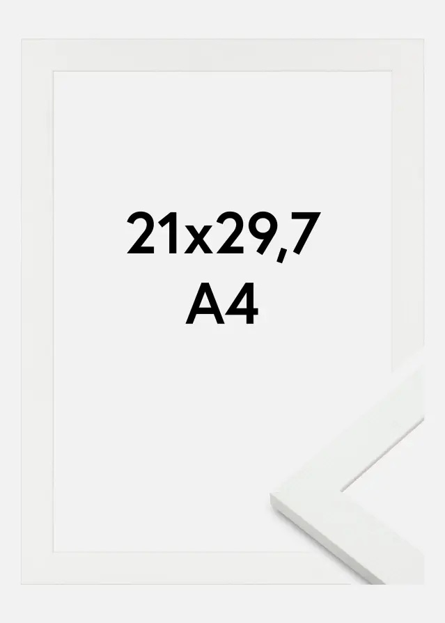 Keret Sandra Akrilüveg Fehér 21x29,7 cm (A4)