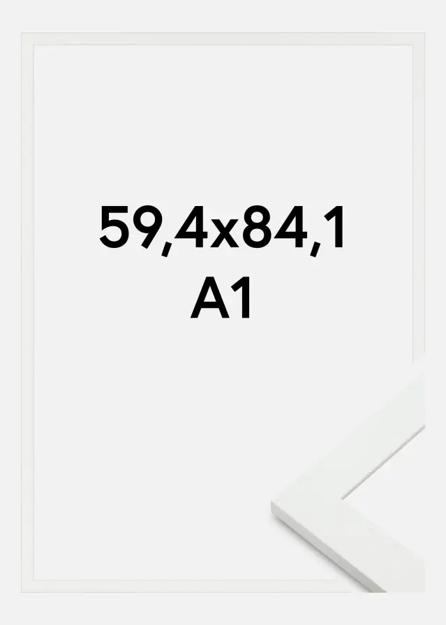 Keret Sandra Akrilüveg Fehér 59,4x84,1 cm (A1)