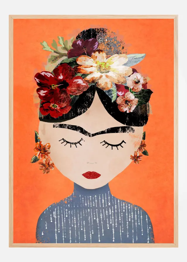 Frida (Orange Version) Poszter