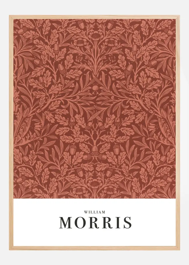 Acorns and oak leaves Poszter