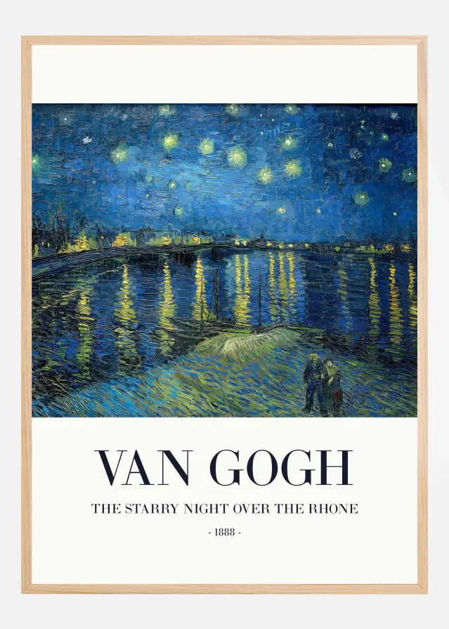 The Starry Night Over The Rhone Poszter
