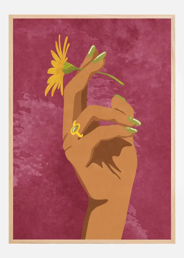 Smoking Flower Poszter