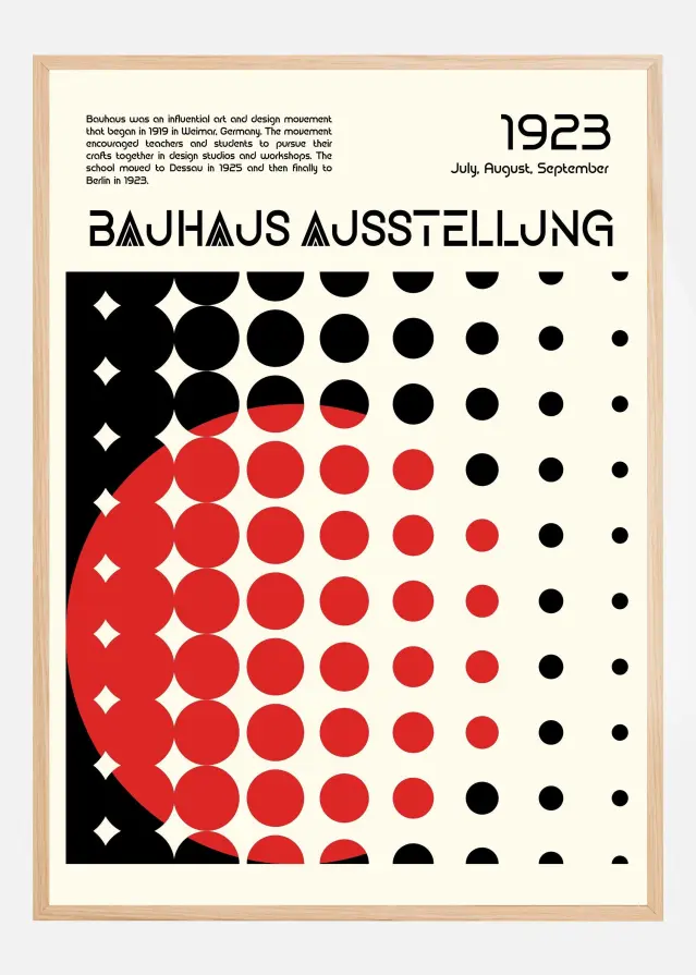 Bauhaus Ausstellung Poszter