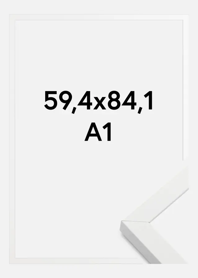 Keret Amanda Box Fehér 59,4x84,1 cm (A1)