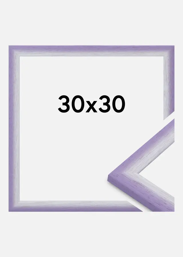 Keret Cornwall Akrilüveg Világoslila 30x30 cm