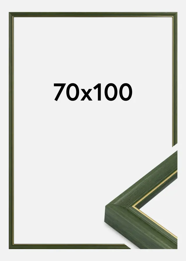 Keret Canterbury Akrilüveg Zöld 70x100 cm