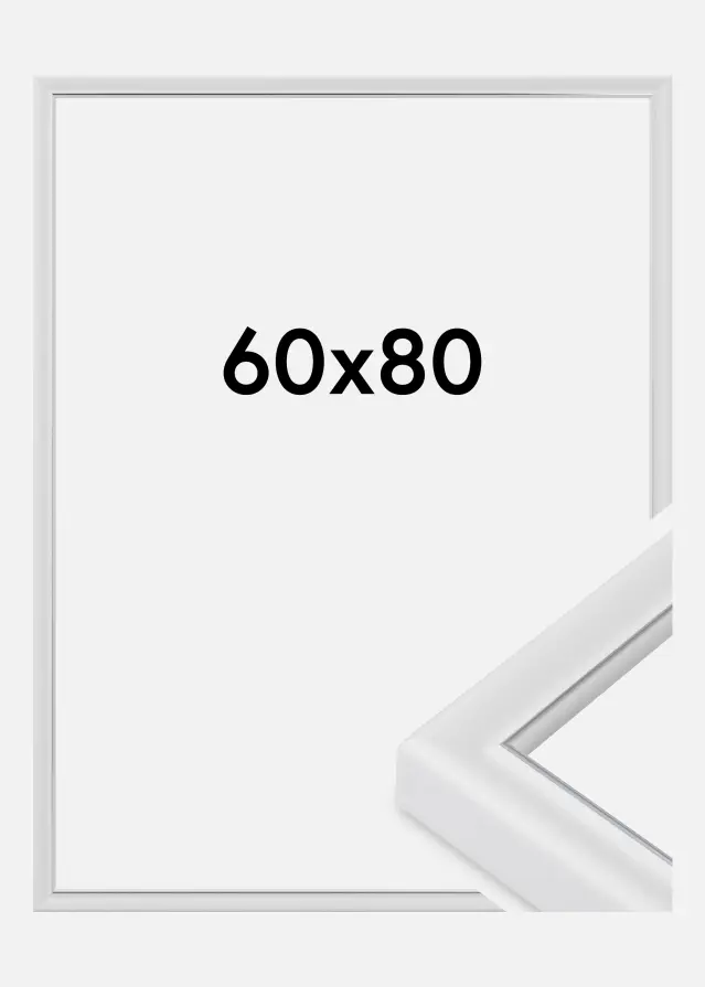 Keret Canterbury Akrilüveg Fehér 60x80 cm