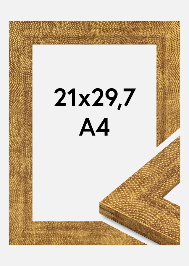 Keret Linea Akrilüveg Arany 21x29,7 cm (A4)