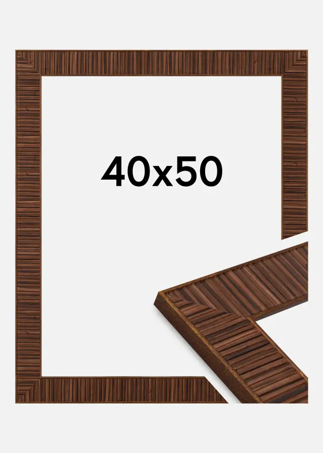 Keret Agust Akrilüveg Rosewood 40x50 cm