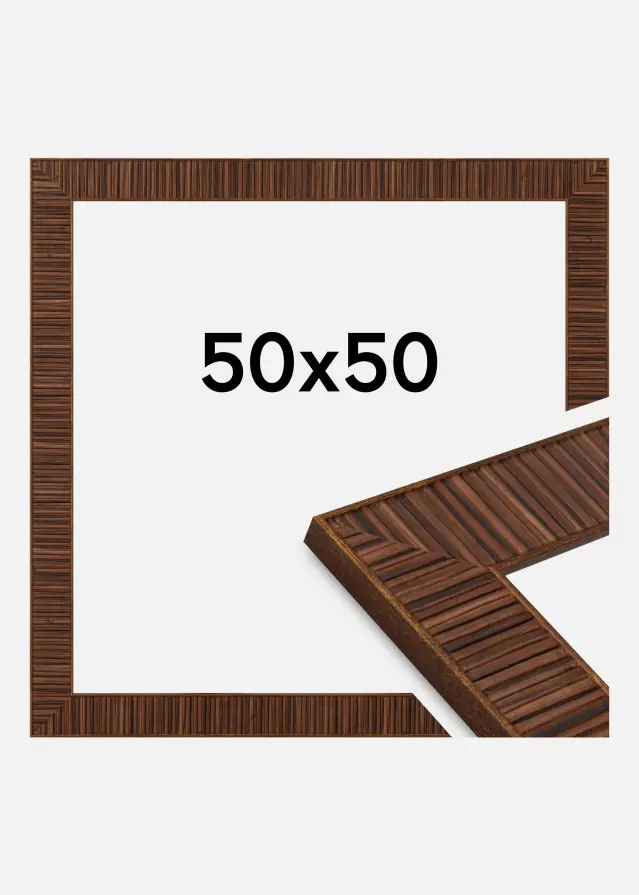 Keret Agust Akrilüveg Rosewood 50x50 cm