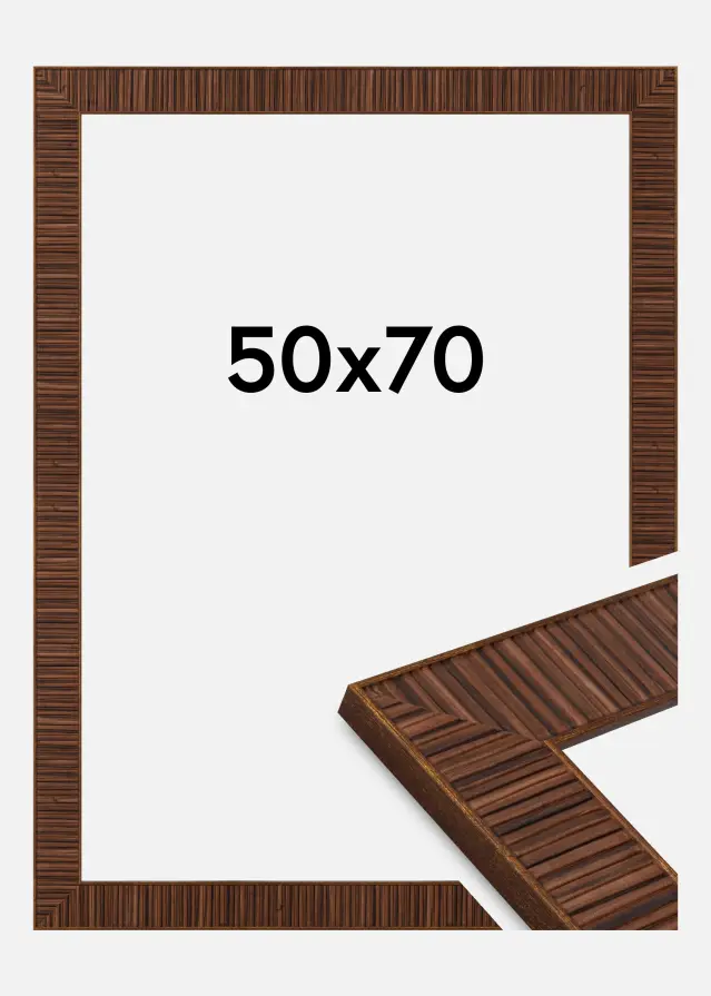 Keret Agust Akrilüveg Rosewood 50x70 cm