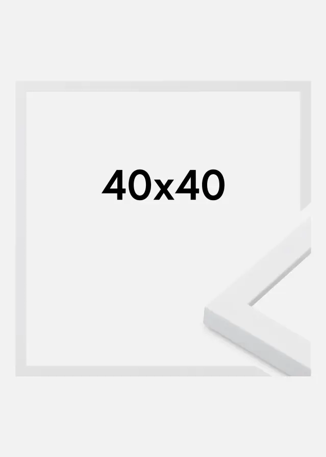 Keret Oban Akrilüveg Fehér 40x40 cm