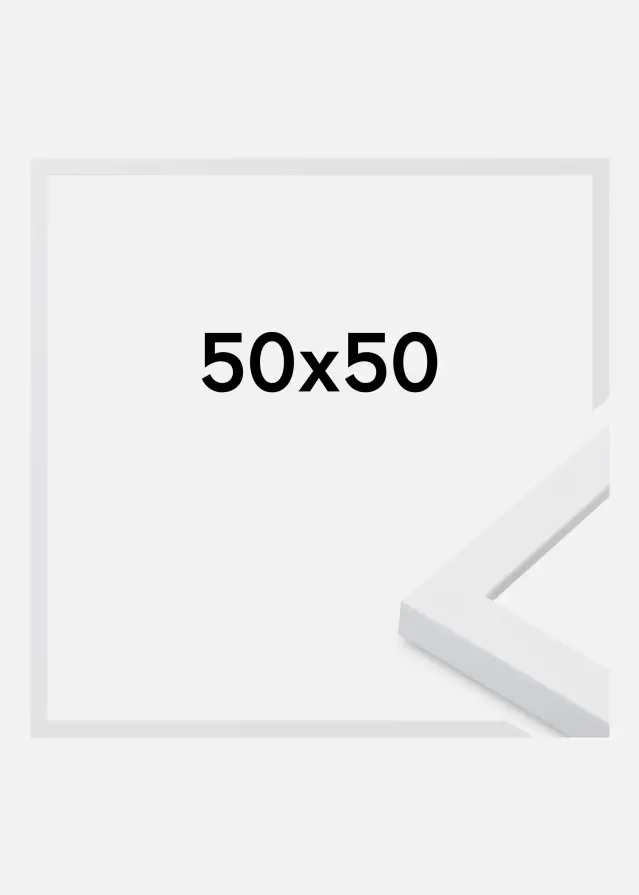 Keret Oban Akrilüveg Fehér 50x50 cm