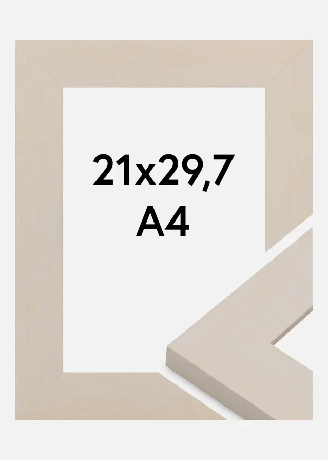 Keret Pembrokeshire Akrilüveg Fehér 21x29,7 cm (A4)