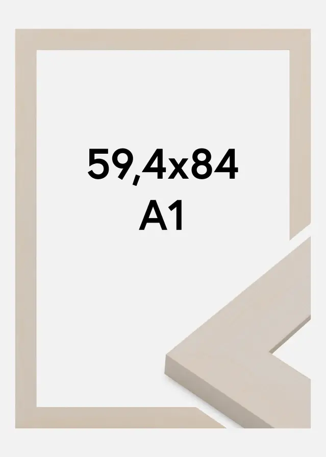 Keret Pembrokeshire Akrilüveg Fehér 59,4x84,1 cm (A1)