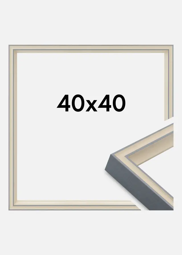 Keret Riga Akrilüveg Szürke 40x40 cm