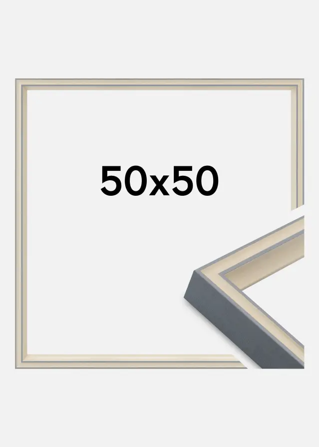 Keret Riga Akrilüveg Szürke 50x50 cm