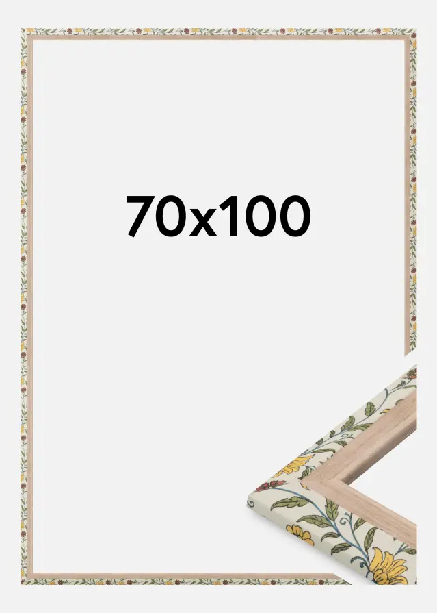 Keret Arco Akrilüveg Virágos Tölgy 70x100 cm