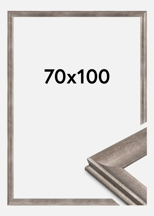 Keret Conca Akrilüveg Ezüst 70x100 cm