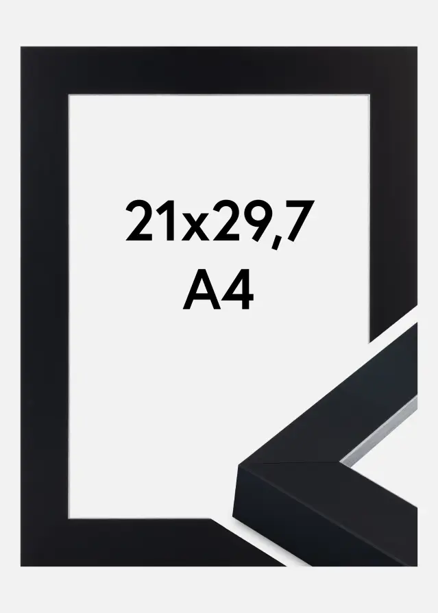 Keret Sussex Akrilüveg Fekete/Ezüst 21x29,7 cm (A4)