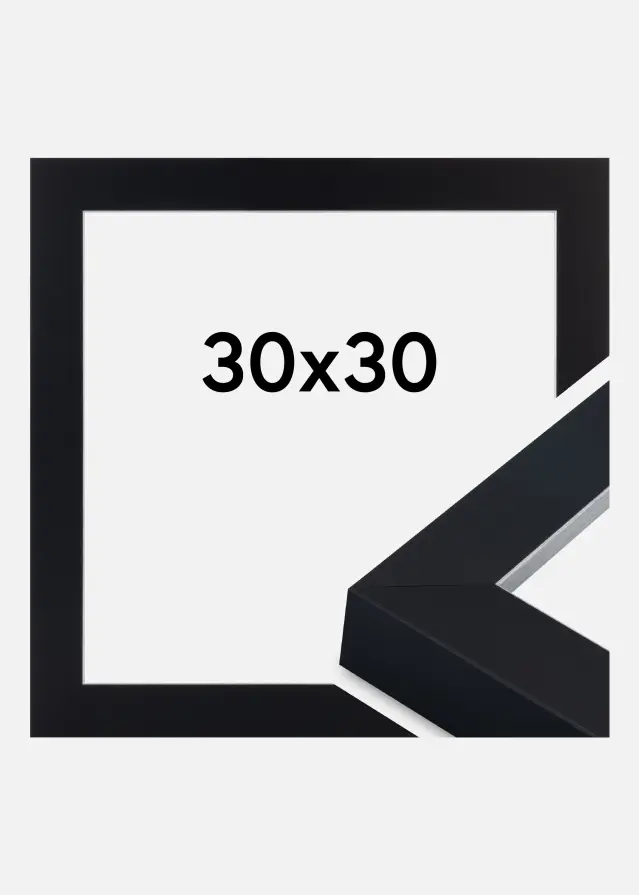 Keret Sussex Akrilüveg Fekete/Ezüst 30x30 cm