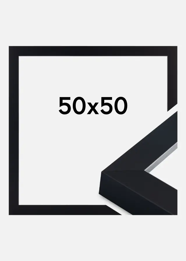 Keret Sussex Akrilüveg Fekete/Ezüst 50x50 cm