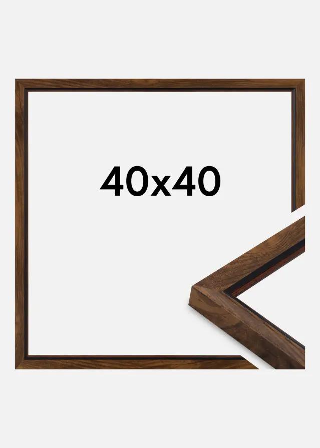 Keret Obsidian Akrilüveg Dió 40x40 cm