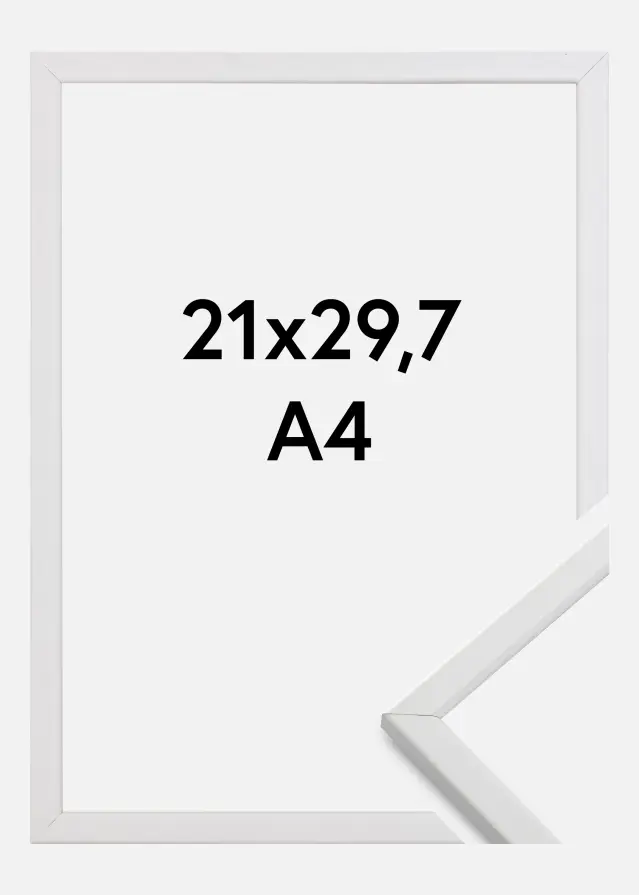 Keret Galant Akrilüveg Fehér 21x29,7 cm (A4)