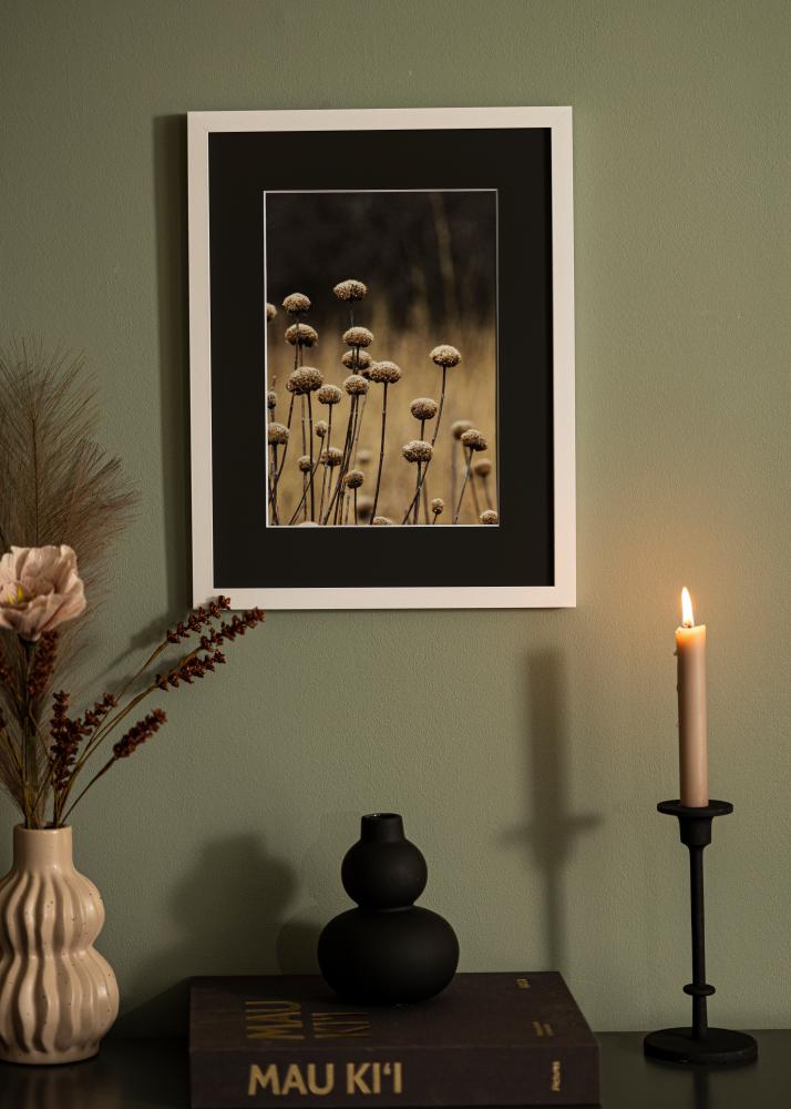 Keret Selection Fehér 40x50 cm - Paszpartu Fekete 30x40 cm