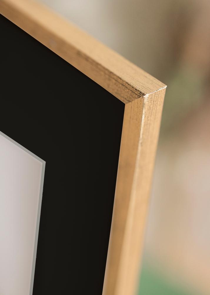 Keret Galant Arany 40x50 cm - Paszpartu Fekete 12x16 inches