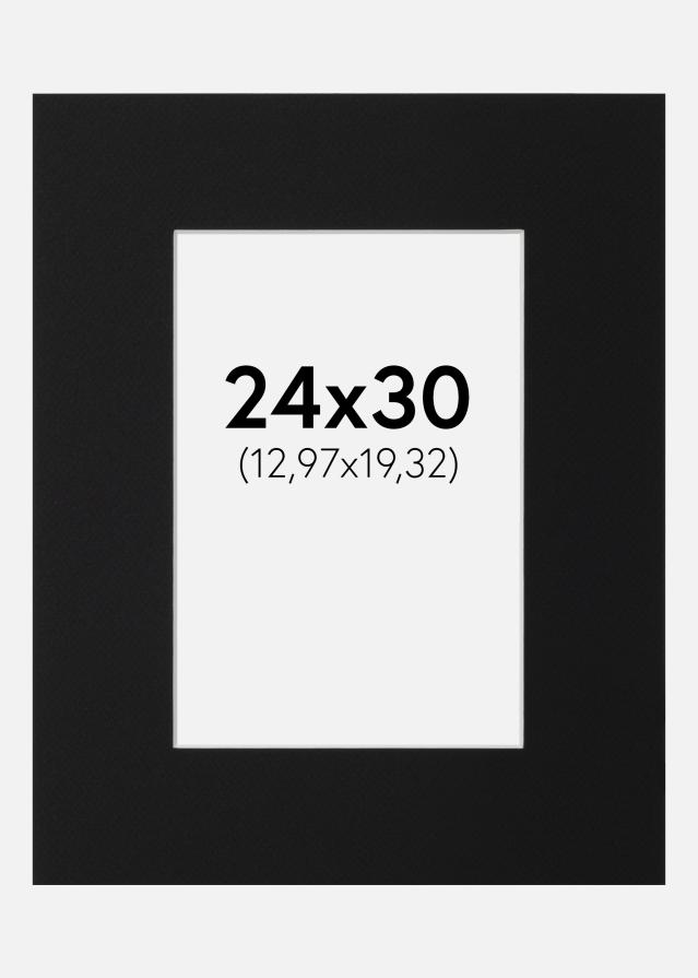 Paszpartu Fekete Standard (Fehér Mag) 24x30 cm (12,97x19,32)