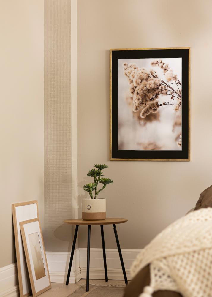 Keret Galant Arany 40x50 cm - Paszpartu Fekete 12x16 inches