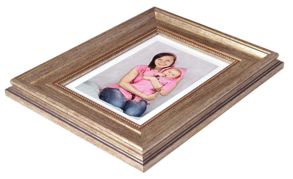 Keret Rokokó Ezüst 15x20 cm