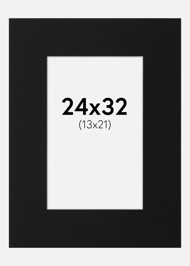 Paszpartu Fekete Standard (Fehér Mag) 24x32 cm (13x21)