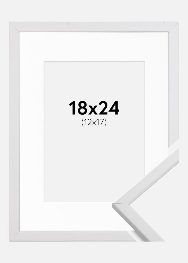 Keret Galant Fehér 18x24 cm - Paszpartu Fehér 13x18 cm
