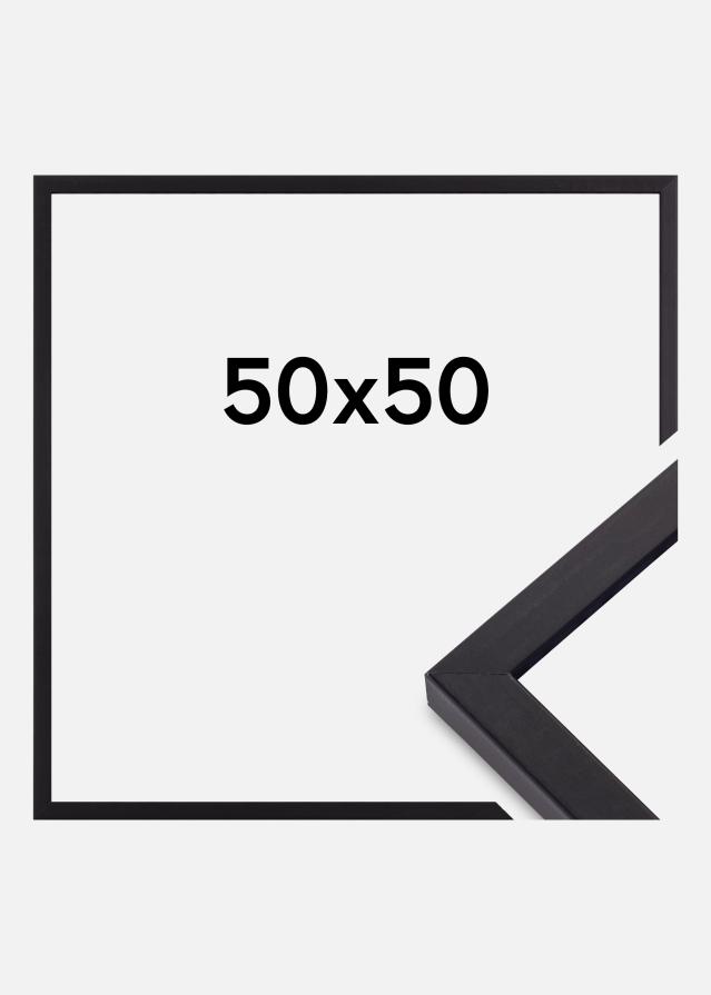 Keret Torrance Matt Tükröződésmentes üveg Fekete 50x50 cm