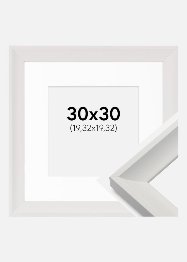 Keret Öjaren Fehér 30x30 cm - Paszpartu Fehér 8x8 inches