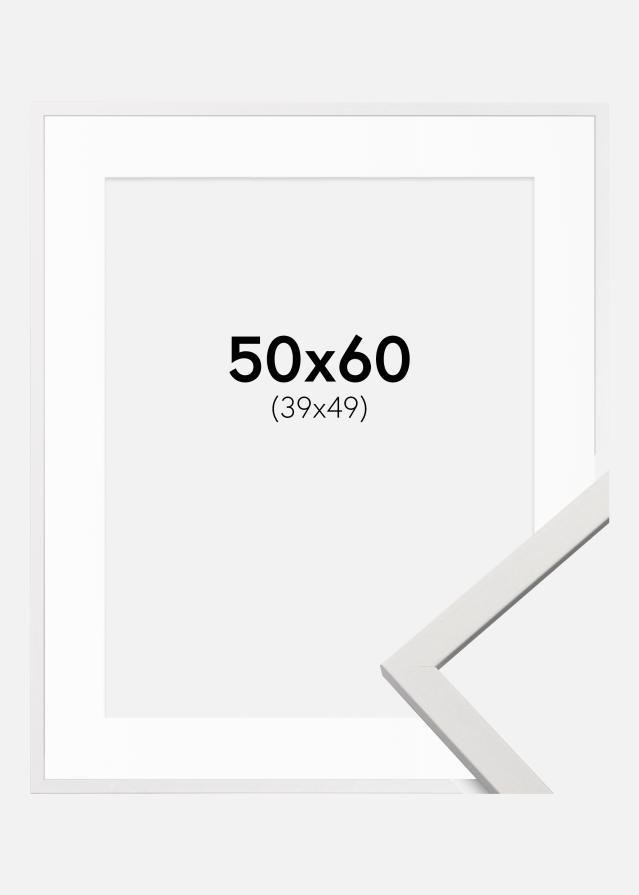 Keret Edsbyn Fehér 50x60 cm - Paszpartu Fehér 40x50 cm