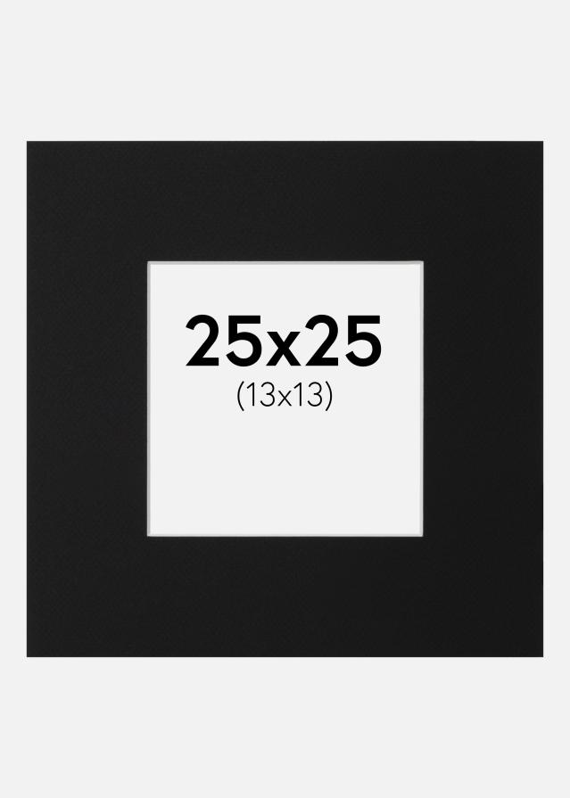 Paszpartu Fekete Standard (Fehér Mag) 25x25 cm (13x13)