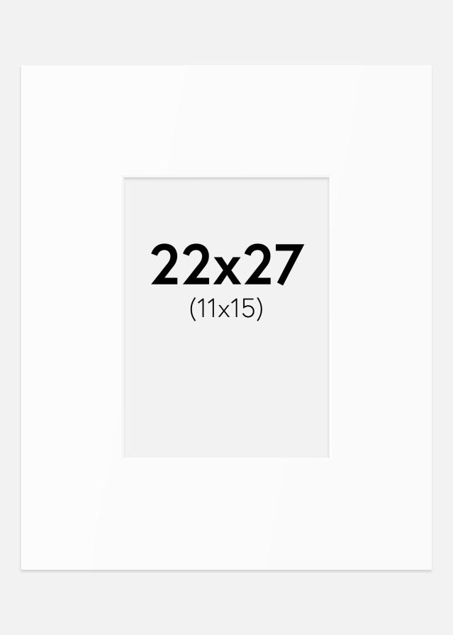 Paszpartu Standard fehér (fehér mag) 22x27 cm (11x15)