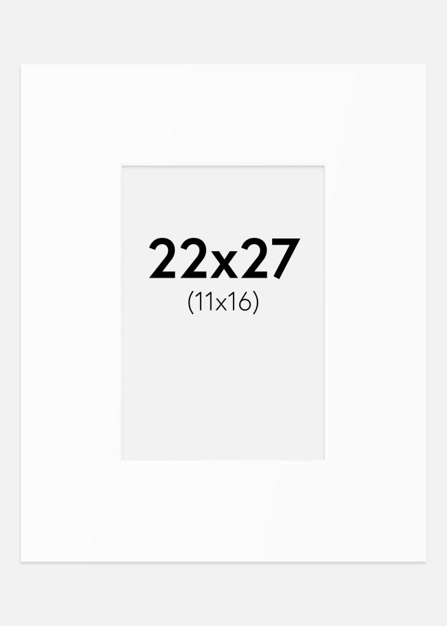 Paszpartu Standard fehér (fehér mag) 22x27 cm (11x16)