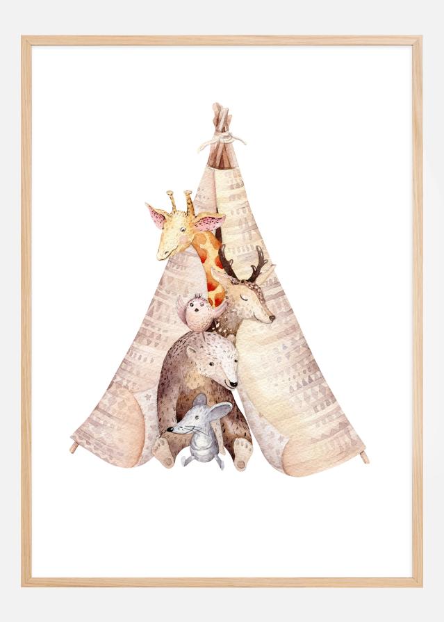 Animal sleepover Poszter