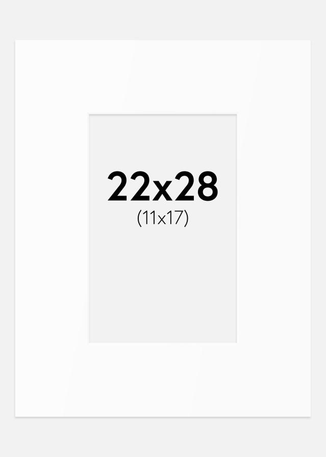 Paszpartu Standard fehér (fehér mag) 22x28 cm (11x17)