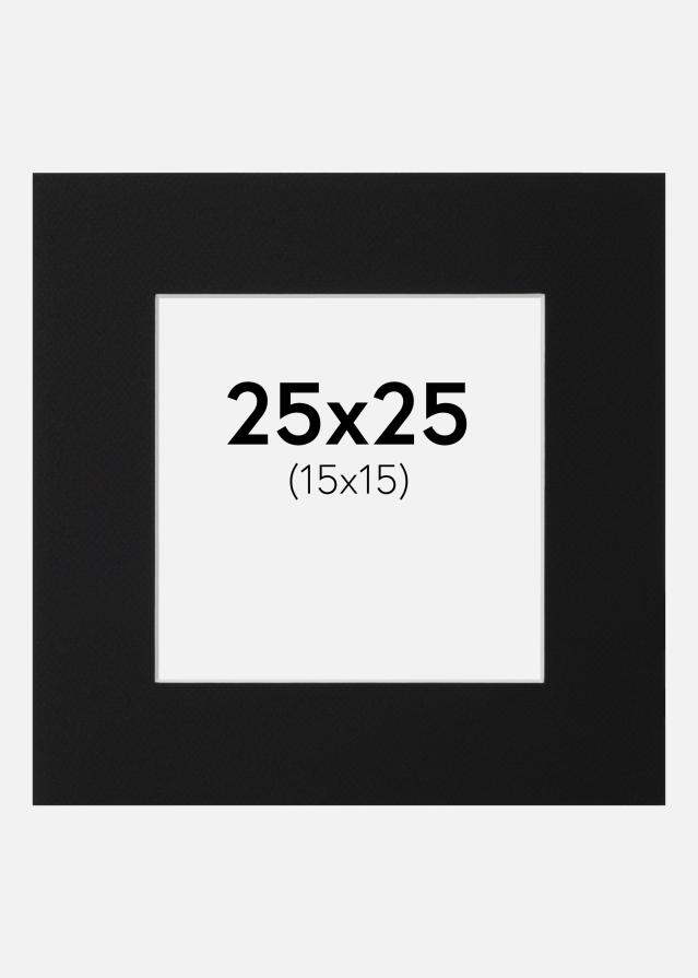 Paszpartu Fekete Standard (Fehér Mag) 25x25 cm (15x15)