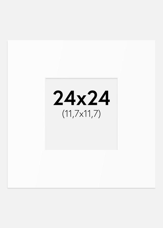 Paszpartu Standard fehér (fehér mag) 24x24 cm (11,7x11,7)