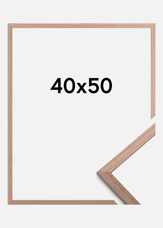 Keret Edsbyn Akrilüveg Világos Diófa 40x50 cm