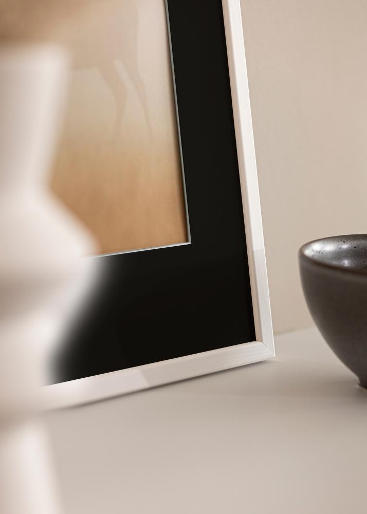 Keret Galant Fehér 40x50 cm - Paszpartu Fekete 12x16 inches