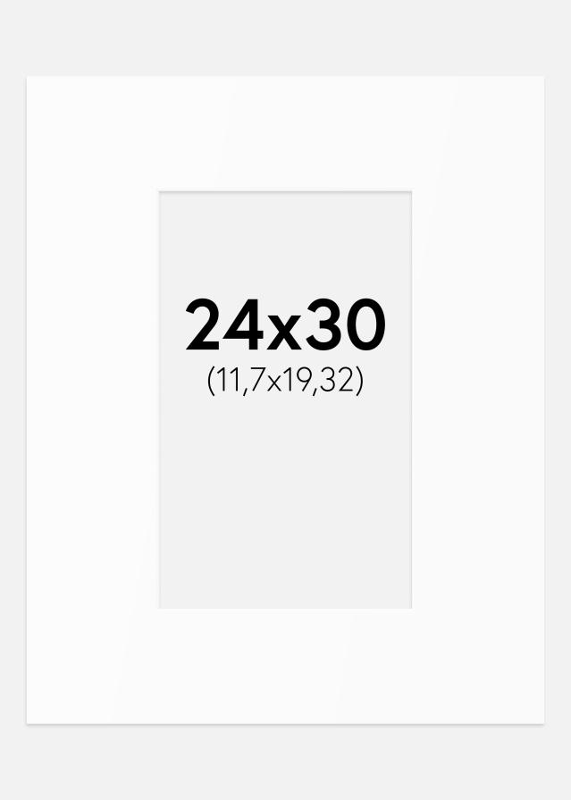 Paszpartu Standard fehér (fehér mag) 24x30 cm (11,7x19,32)