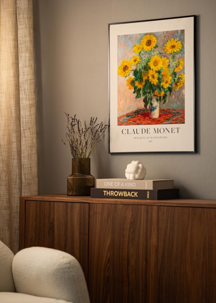 Alumínium keret Akrilüveg Fekete 60x80 cm