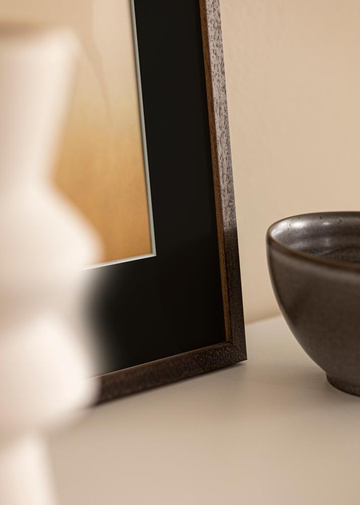 Keret Edsbyn Dió 30x40 cm - Paszpartu Fekete 8x12 inches